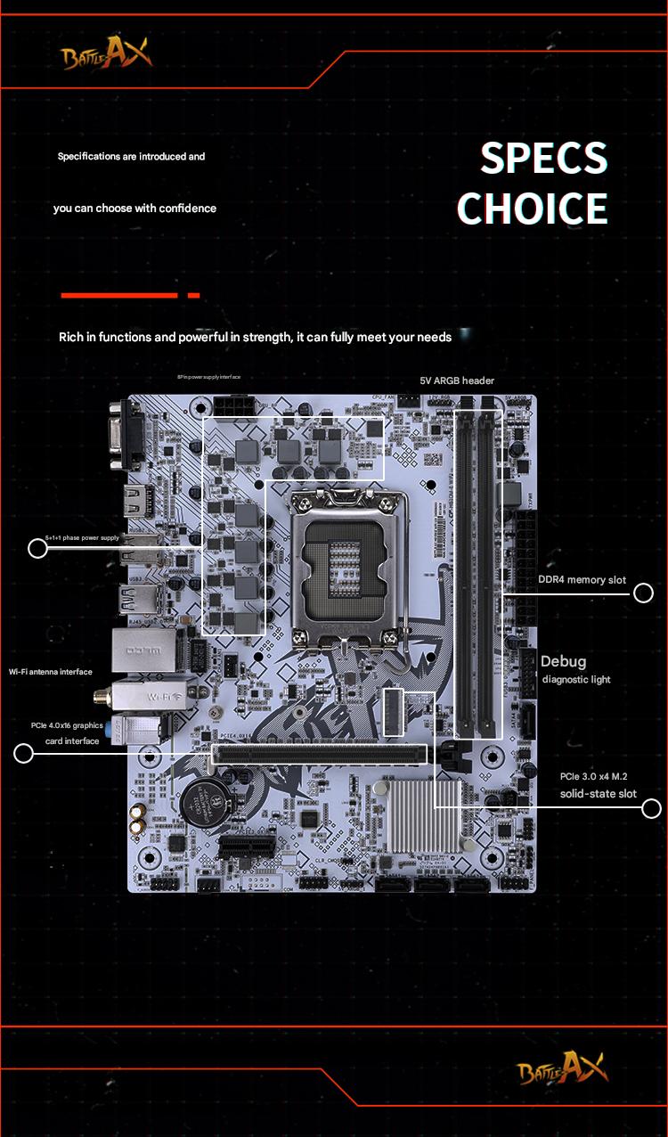 Colorful BATTLE-AX H610M-E WIFI V21