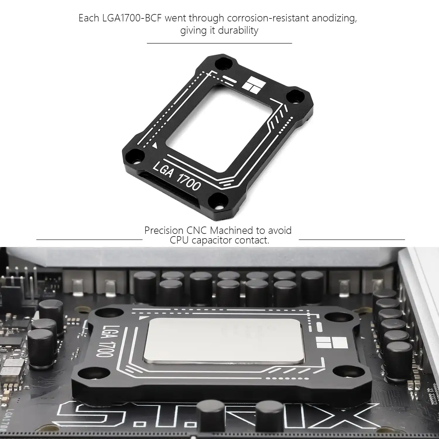 CPU FRAME LGA 1700-BCF BLACK /RED