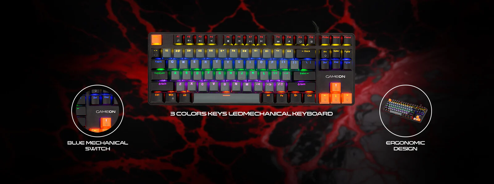 Precisely Designed Keycaps with Visible LED Backlit