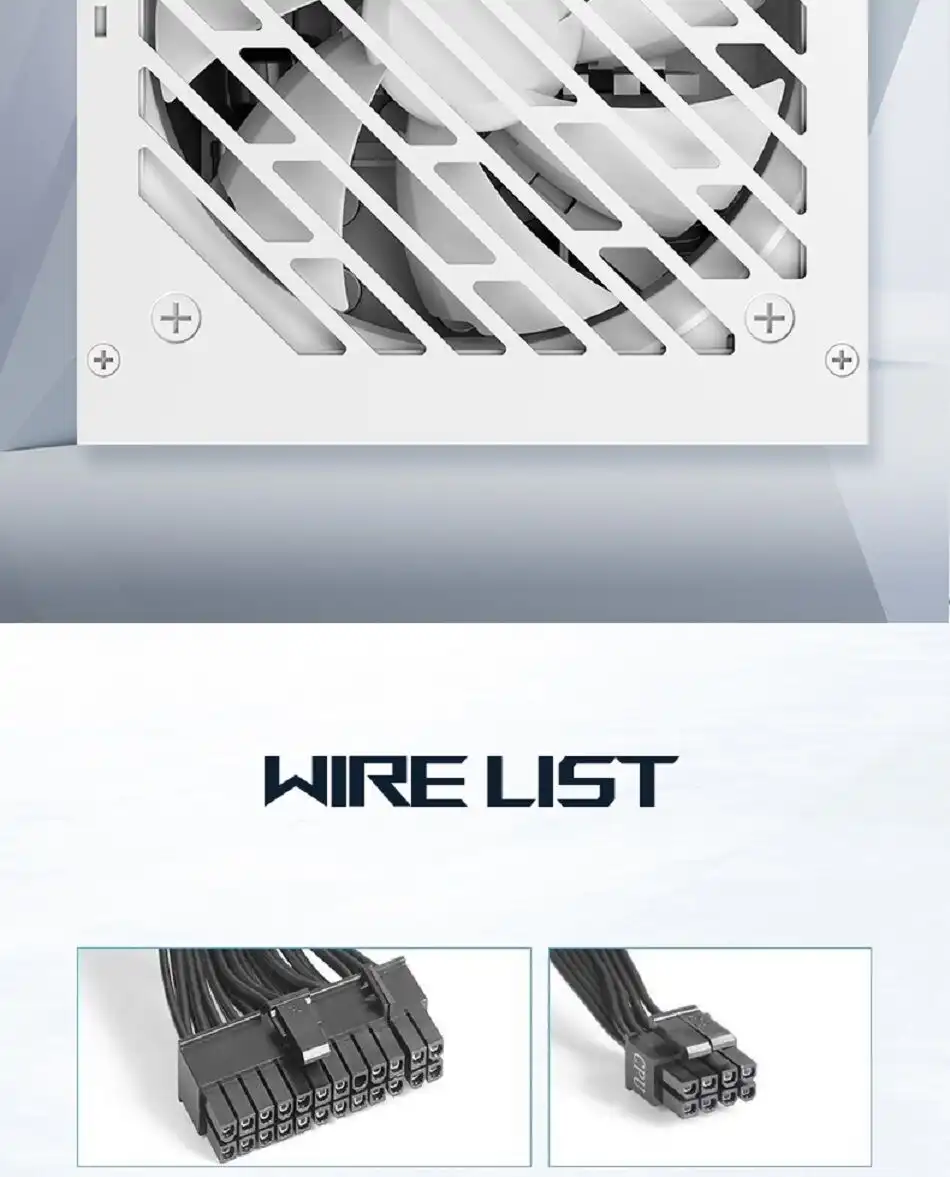 Ruix gaming GX550 Bronze 80+  550 Watt - White