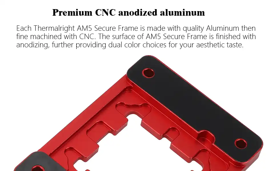 Secure AM5 CPU Contact Frame - Red
