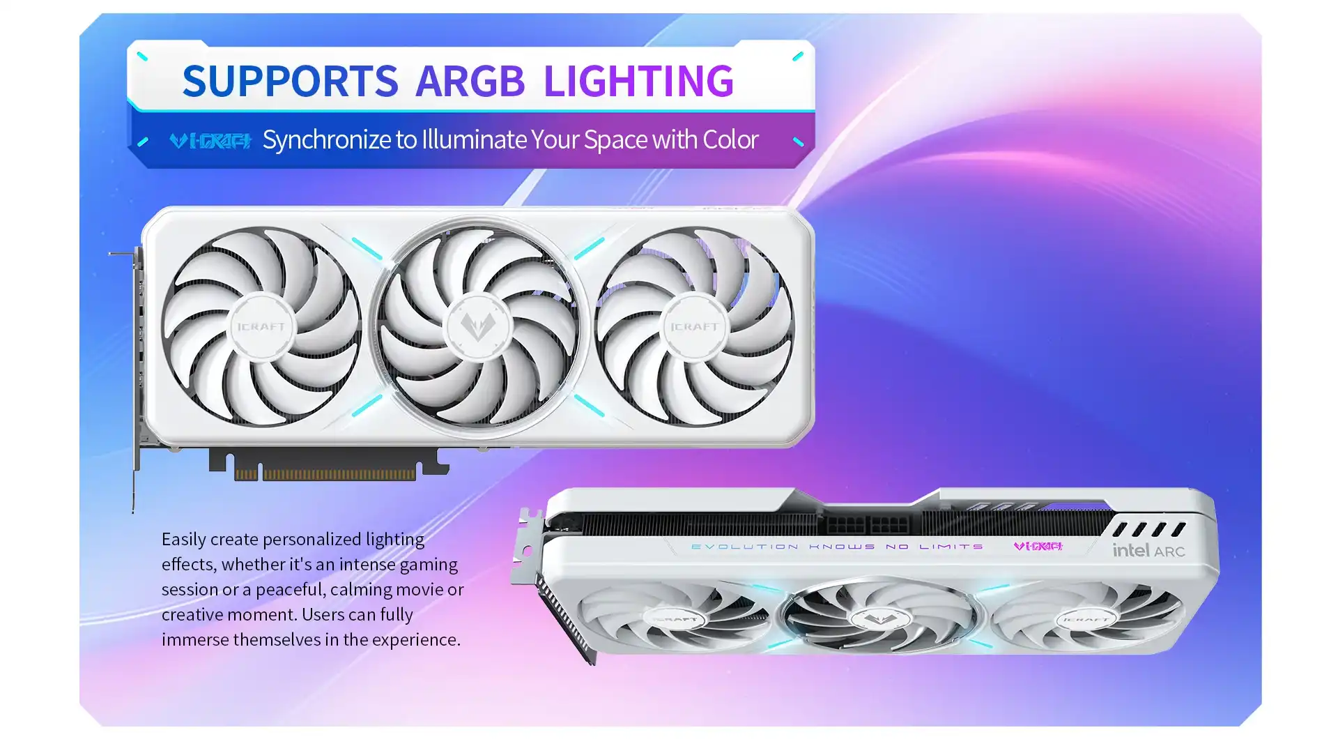 Maxsun MS-Intel ARC B580 iCraft 12G - White