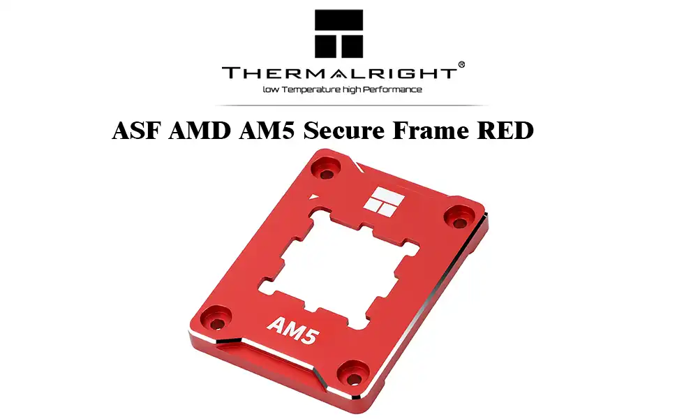 Secure AM5 CPU Contact Frame - Red