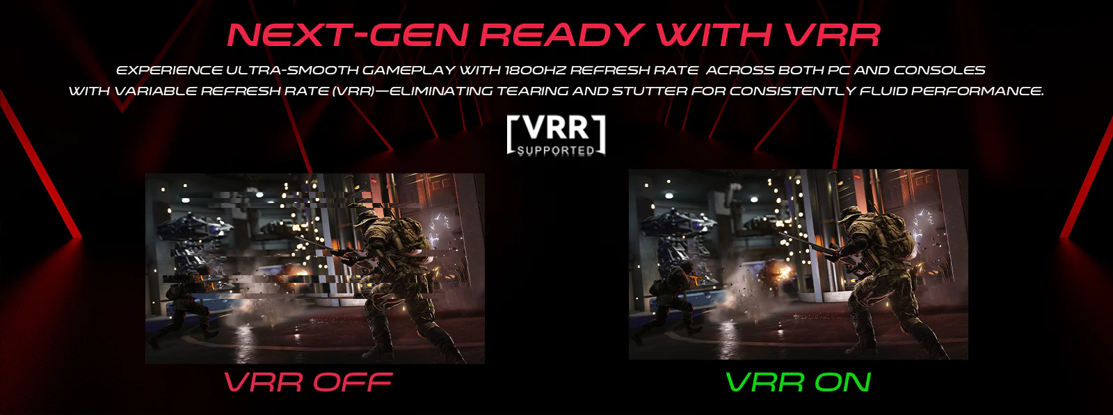Refresh Rate with VRR Support