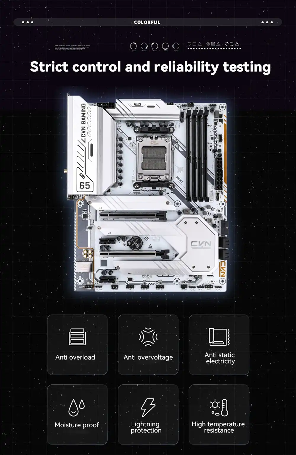 Colorful CVN B650M GAMING FROZEN V14