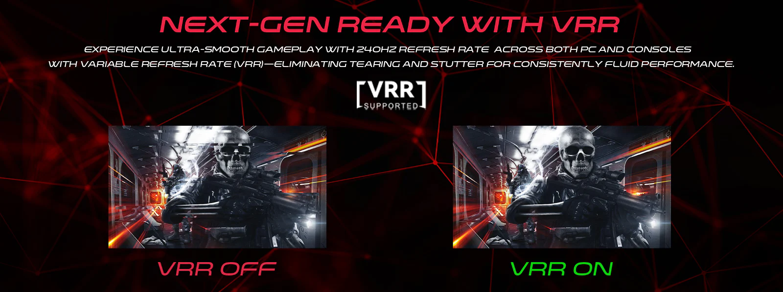 Refresh Rate with VRR Support