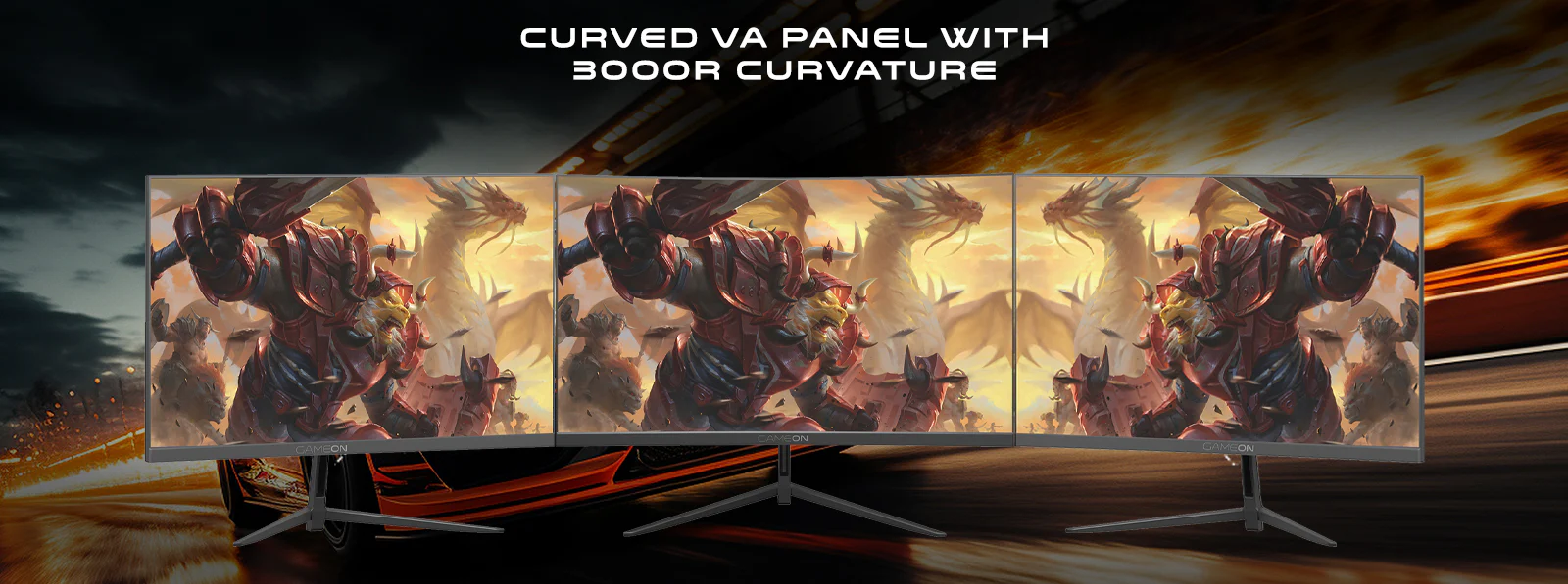 Immersive Curved Display!