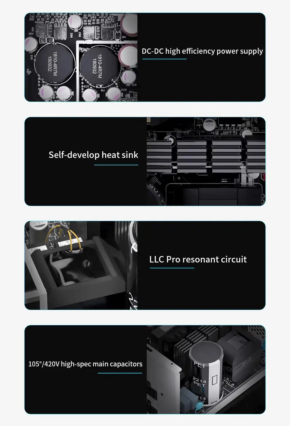 Segotep GM750W Gold 80 plus full modular - White