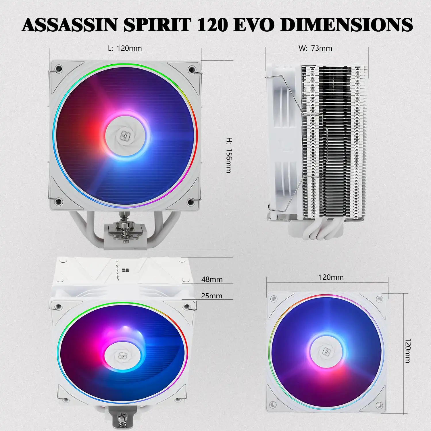 Assassin Spirit 120 EVO ARGB - White