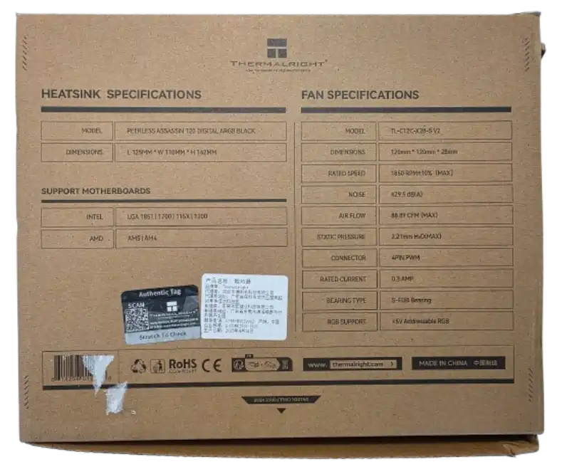 Peerless Assassin 120 Digital - Black thumbnail