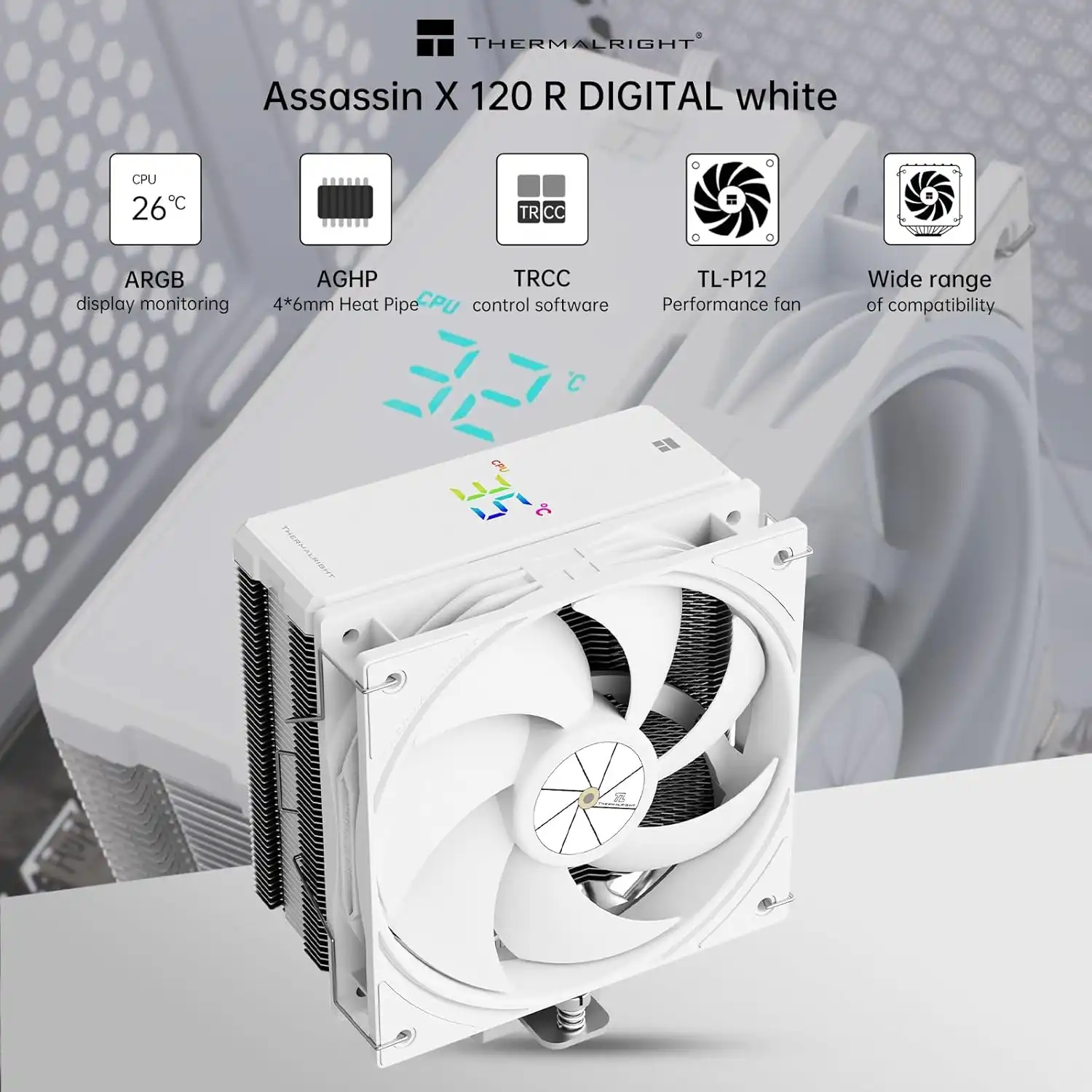 Assassin X 120 R Digital Argb - White