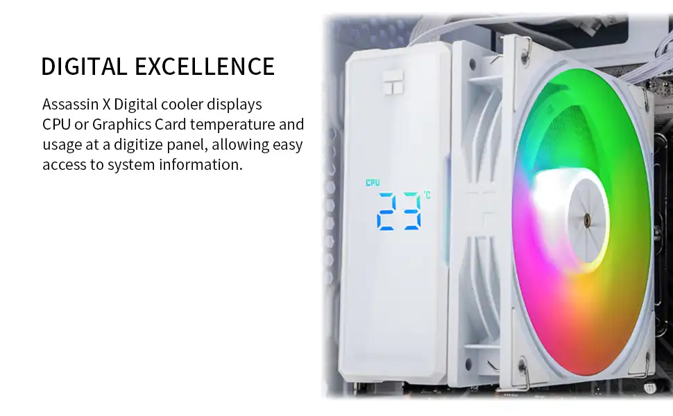 Assassin X 120 R Digital Argb - White