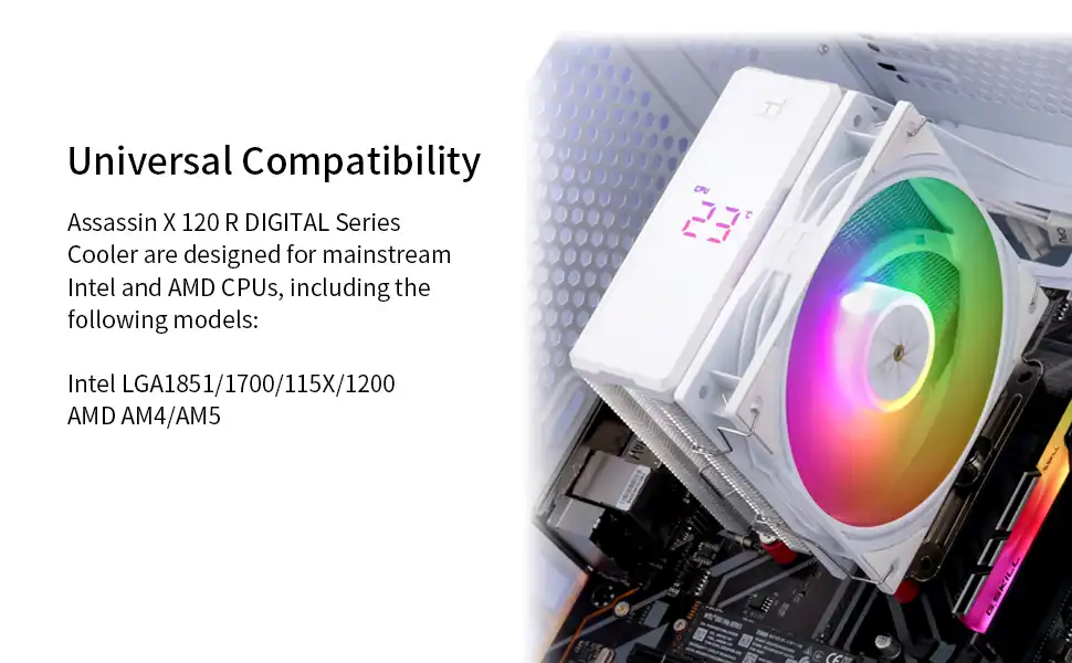 Assassin X 120 R Digital Argb - White