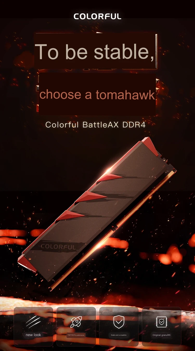 Colorful Battle-AX DDR4 8G 4000*2 Redline BLACK