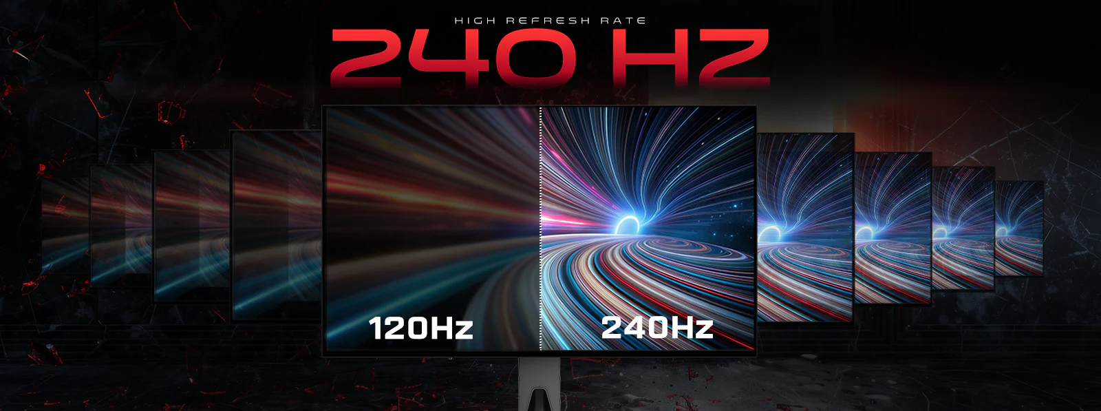 240Hz Refresh Rate – Built for Battle