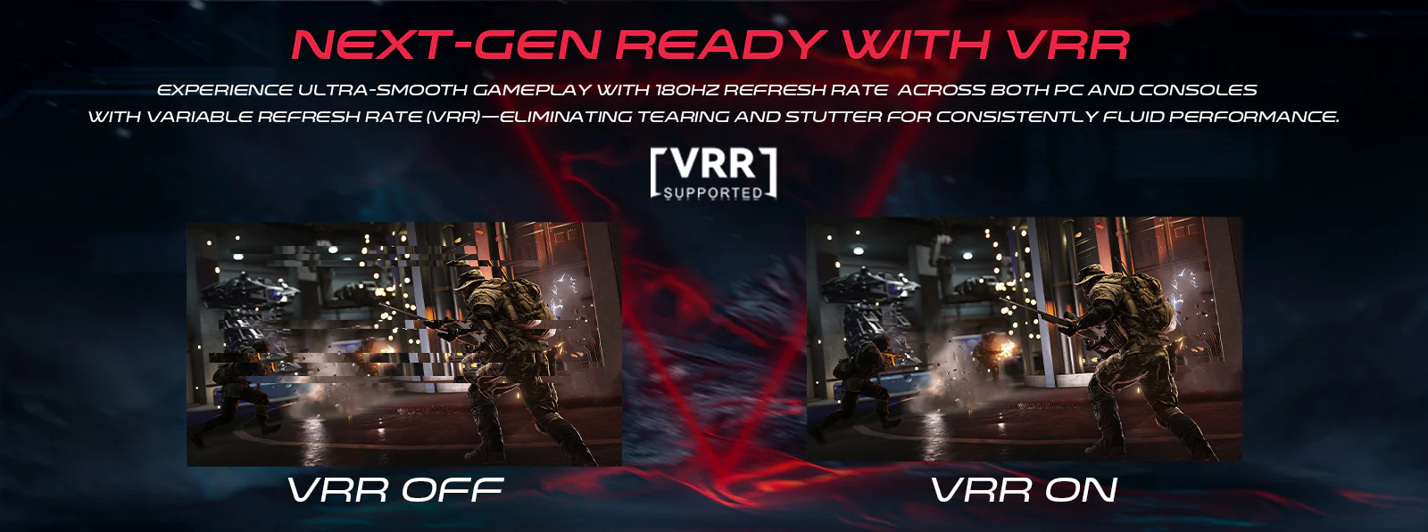 Refresh Rate with VRR Support