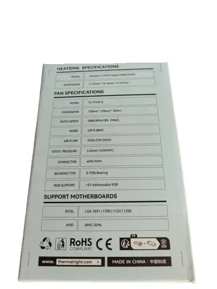 Assassin X 120 R Digital Argb - White thumbnail